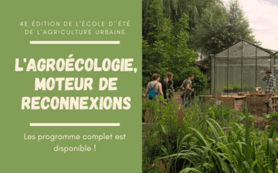 Participez à l’Ecole d’Eté d’Agriculture Urbaine et de l’Alimentation Durable de Bruxelles