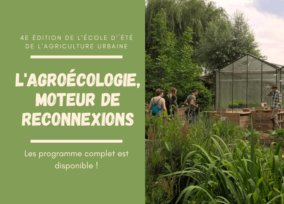Participez à l’Ecole d’Eté d’Agriculture Urbaine et de l’Alimentation Durable de Bruxelles
