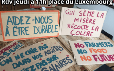 À Bruxelles, le revenu des agriculteurices est 40% plus bas que le salaire minimum bruxellois!