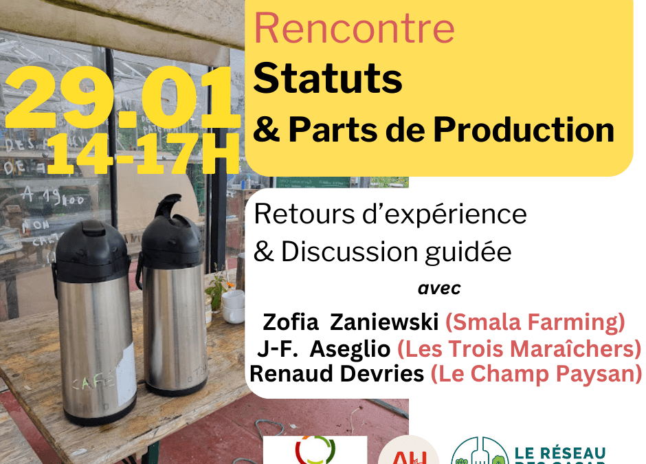 Statuts et Parts de Production